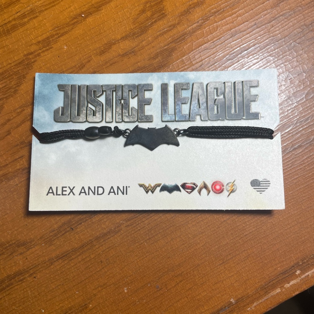 Alex and Ani Black Batman Bracelet